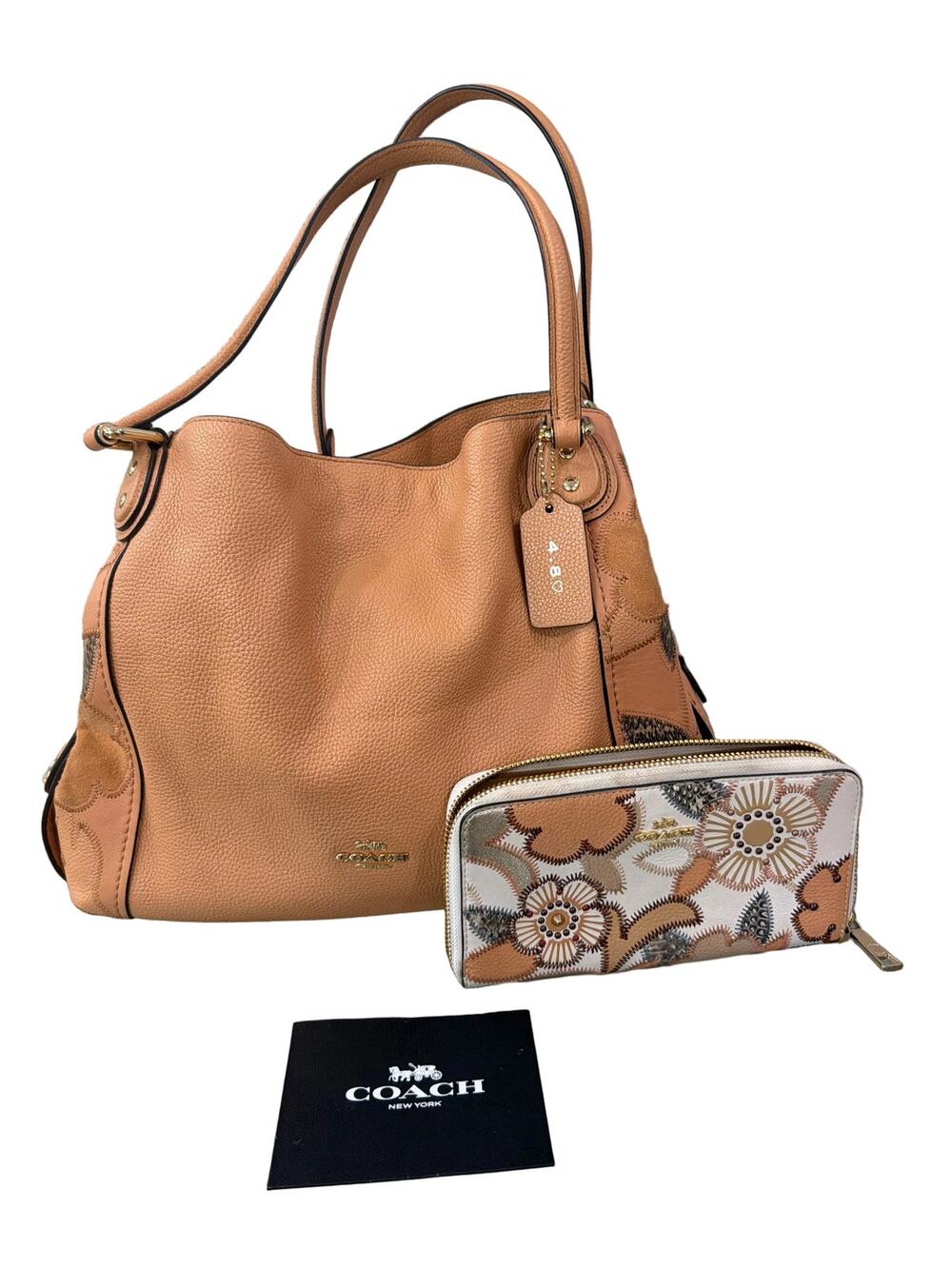 Coach Edie 31 Tea Rose Bag & Wallet Set